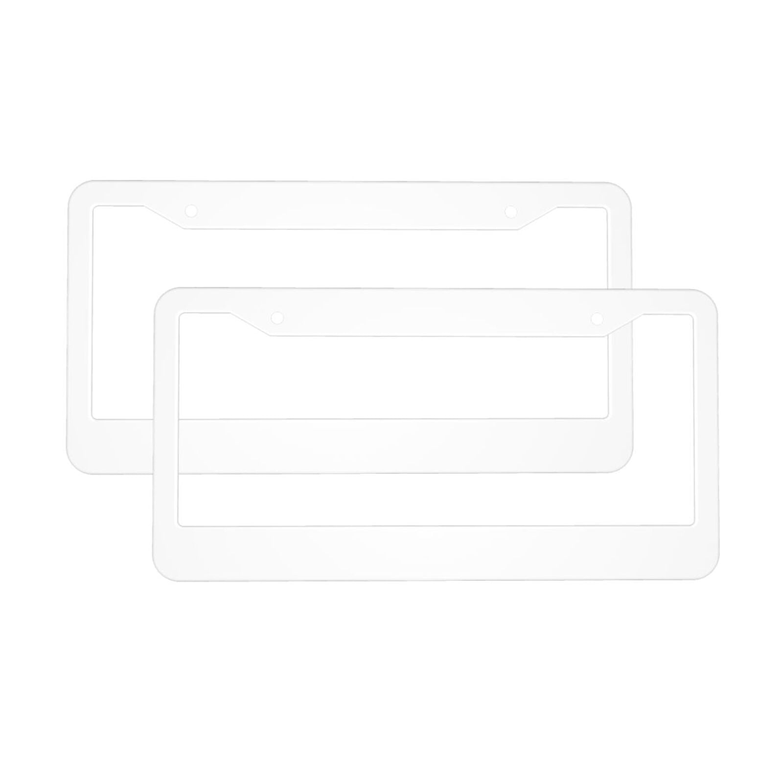 Sunscreen Frame A Pair Of License Plate Frame Sunscreen Corrosion Resistant Rust 12.3×6 ...
