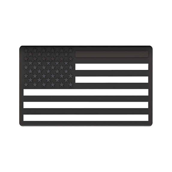 A Pair Of Usa Flag Car Stickers