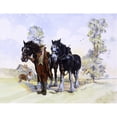thumbnail image 1 of A Pair Of Working Shire Horses & Farmer Poster Print By Malcolm Greensmith ?? Adrian Bradburymary Evans, 1 of 3