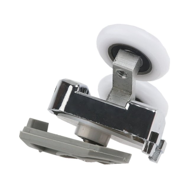 A Pair of 25mm Wheel Diameter Replacement Sliding Shower Door Bottom Rollers Runners Wheels