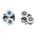 A Pair of 25mm Wheel Diameter Replacement Sliding Shower Door Bottom Rollers Runners Wheels