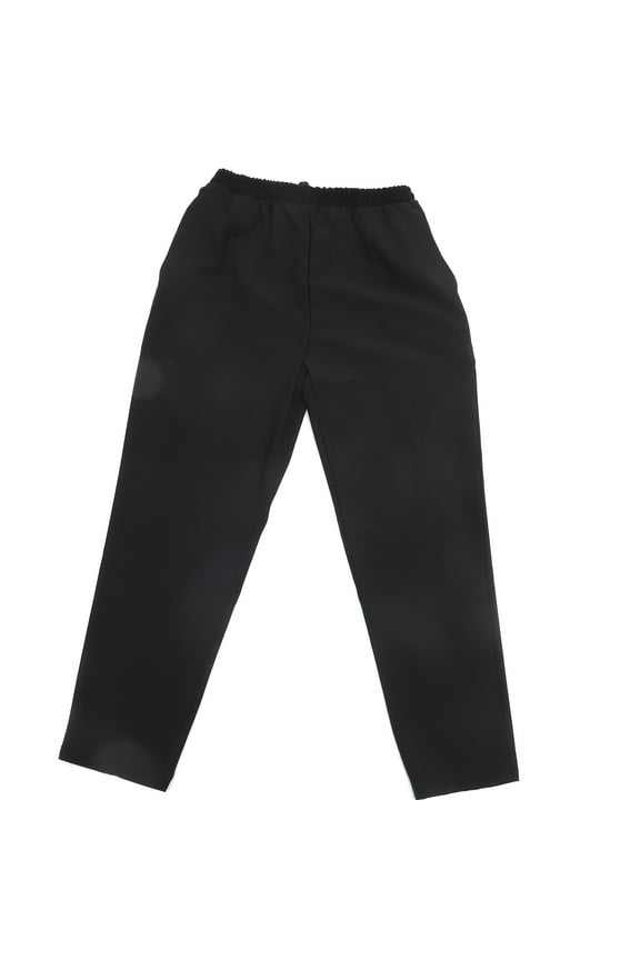 A Pair of Chef's Workwear Durable Trousers Breathable Material Chef Pants - Size XL (Black)