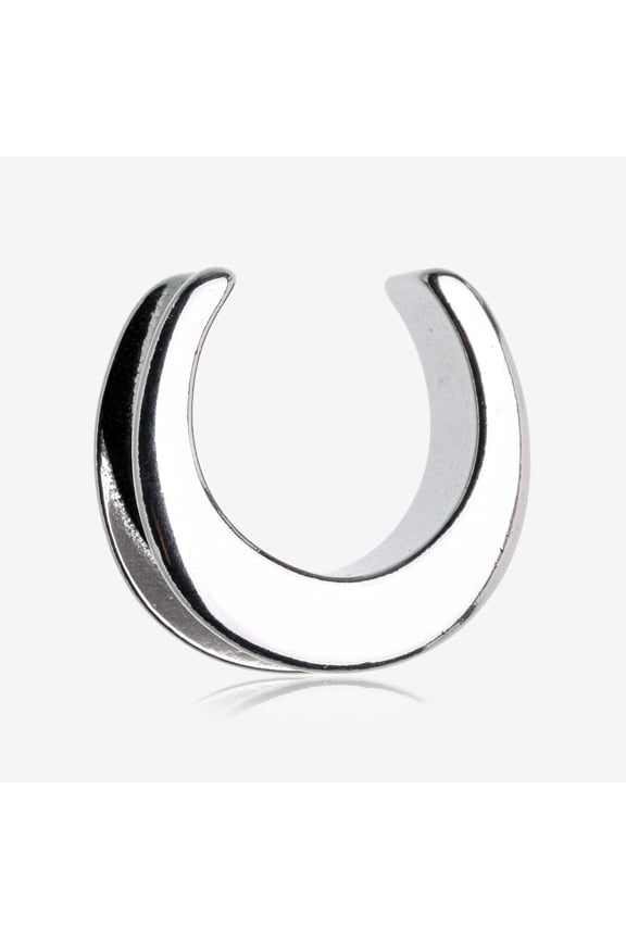 A Pair of Classic Saddle Spreader Steel Double Flared Ear Plug