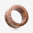 thumbnail image 1 of A Pair of Coconut Wood Double Flared Tunnel Plug, 1 of 3