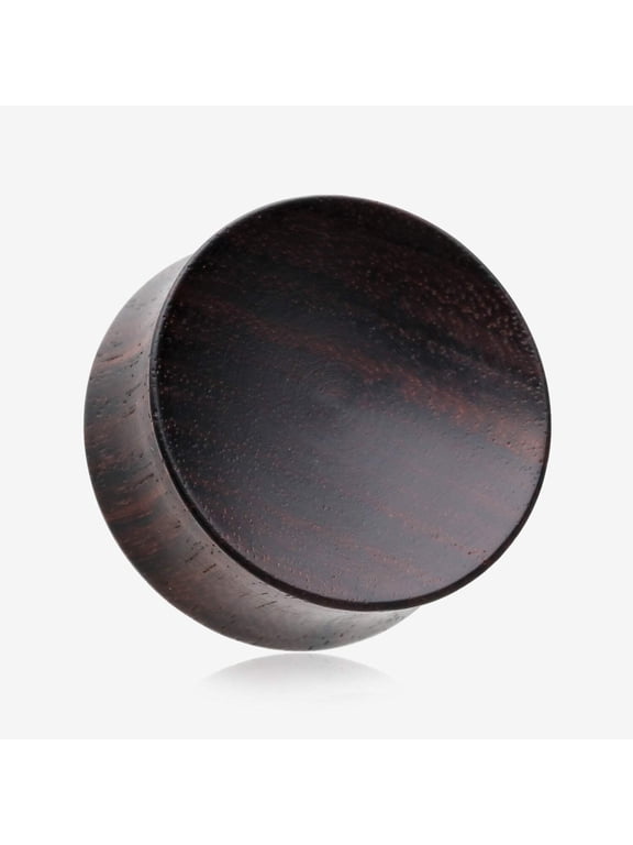 A Pair of Concave Rosewood Double Flared Plug