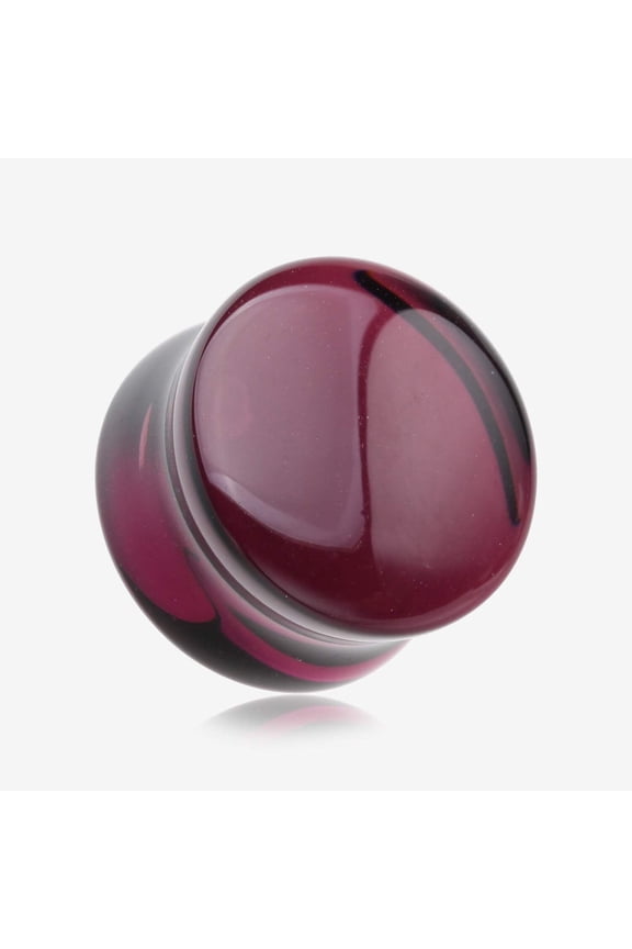 A Pair of Convex Glass Double Flared Plug