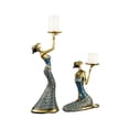 thumbnail image 1 of A Pair of Creative Candlesticks Ornaments Modern Simple Candle Holder Dining Table Home Decoration Ornaments, 1 of 7