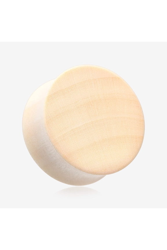 A Pair of Crocodile Wood Double Flared Plug