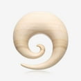thumbnail image 1 of A Pair of Crocodile Wood Spiral Hanger Plug, 1 of 5