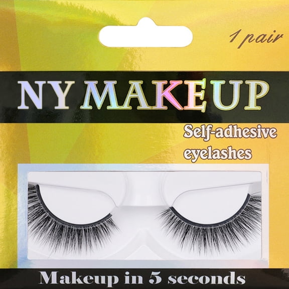 A Pair of Glue-free One-touch Easy To Wear Natural Simulated Sharpened False Eyelashes Whole