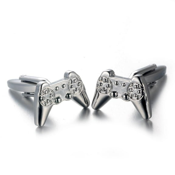 A Pair of Interesting Metal Game Controller Cuffs for Men-