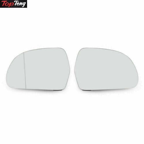 A Pair of L +R Side Rearview Mirror Glass Heated Fits A3 A4 A5 A6 A8 Q3 OCTAVIA