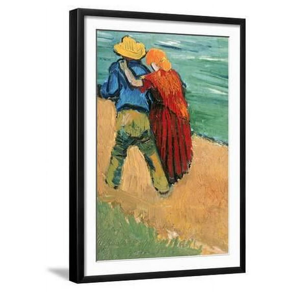 A Pair of Lovers, Arles, 1888, Figurative Framed Art Print Wall Art by Vincent van Gogh Sold by Art.Com