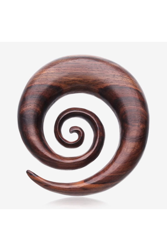 A Pair of Rosewood Super Spiral Hanger Plug