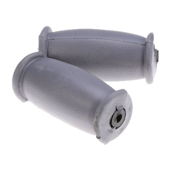 A Pair of Rubber Crutch Hand Grip Strong Crutches Handle Replacements Crutches Accessories(Grey)