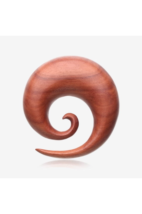 A Pair of Sabo Wood Spiral Hanger Plug