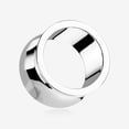 thumbnail image 1 of A Pair of Solid Steel Double Flared Ear Gauge Tunnel Plug, 1 of 4