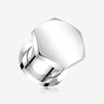 thumbnail image 1 of A Pair of Steel Hexa Nut Push-Fit Single Flared Ear Gauge Plug, 1 of 4