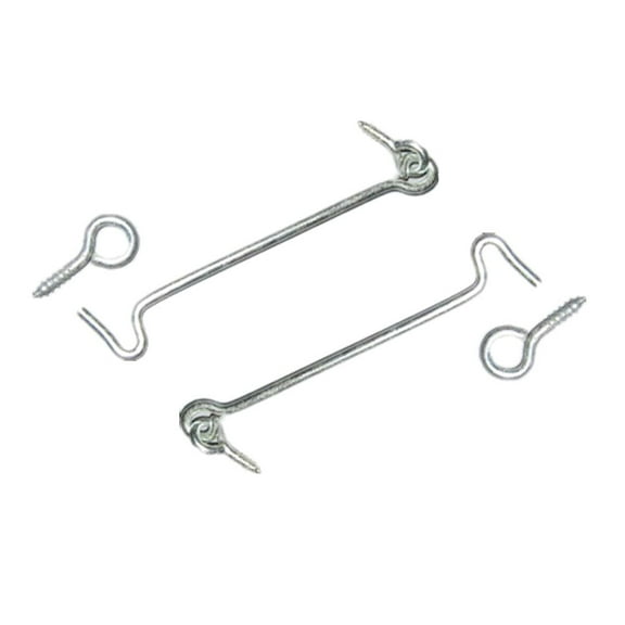 A Pair of Window Hook Window Brace Galvanizing Cabin Hook Latches Lock Shed Catch Silent Holder