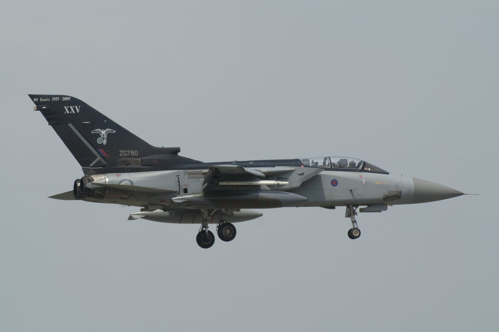 A Panavia Tornado F3 of the Royal Air Force Canvas Art - Ramon Van OpdorpStocktrek Images (18 x 12)