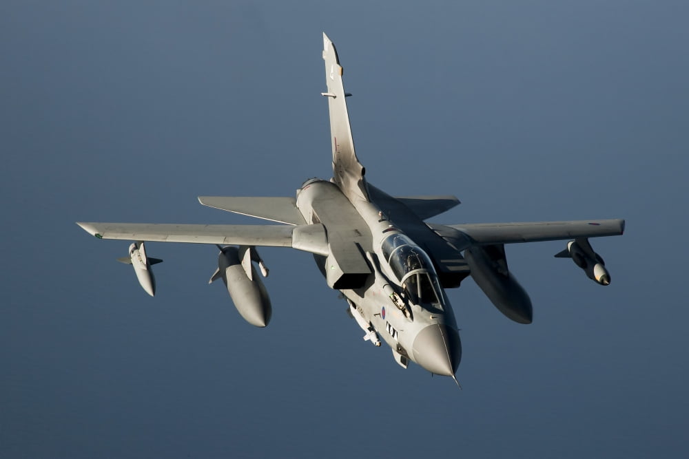 A Panavia Tornado GR4 of the Royal Air Force Canvas Art - Gert KromhoutStocktrek Images (18 x 12)