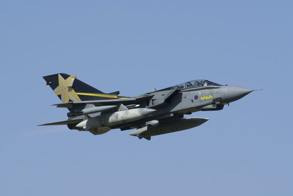 A Panavia Tornado GR4 of the Royal Air Force Canvas Art - Ramon Van OpdorpStocktrek Images (18 x 12)
