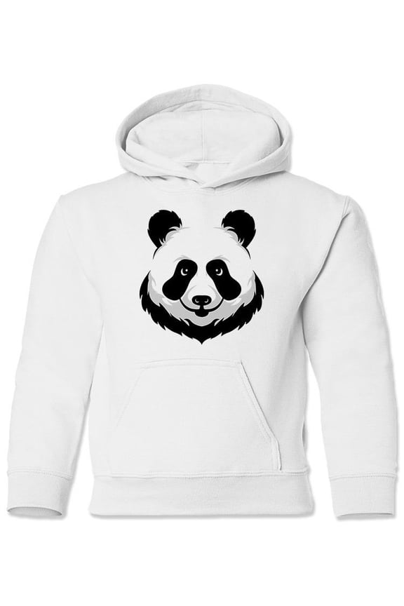 A Panda Face Hoodie Juniors -Image by Shutterstock,  Large