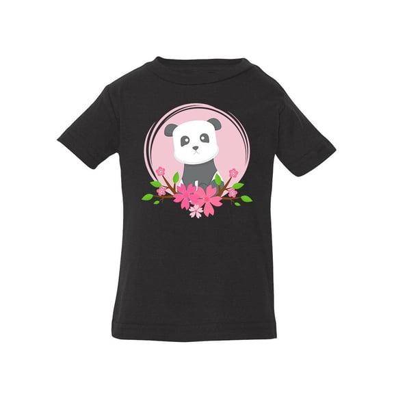 A Panda With Flowers T-Shirt Infant -Image by Shutterstock,  12 Months
