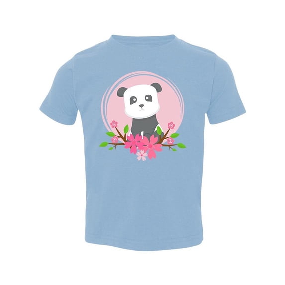 A Panda With Flowers T-Shirt Toddler -Image by Shutterstock, 2 Toddler