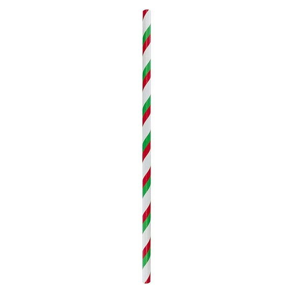 A Paper Straws Disposable Biodegradable Drinking Straws 100 Count Red Green Striped Eco Friendly Party Picnic Supplies Set A
