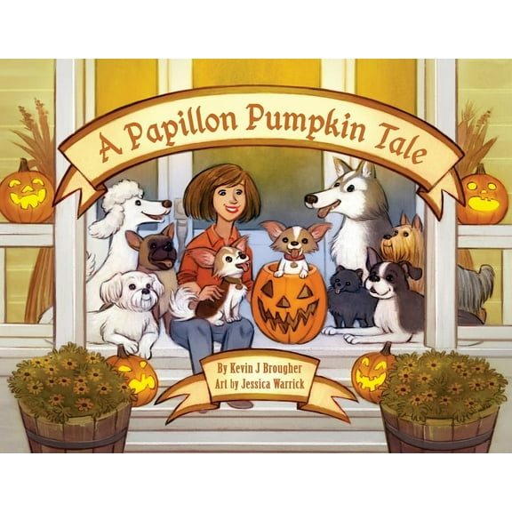 A Papillon Pumpkin Tale, (Paperback)