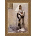 thumbnail image 1 of A Parisian Beggar Girl 19x24 Gold Ornate Wood Framed Canvas Art by Sargent, John Singer, 1 of 2