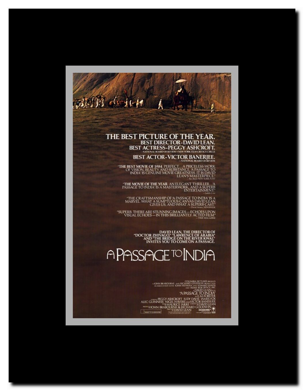 A Passage to India Framed Movie Poster