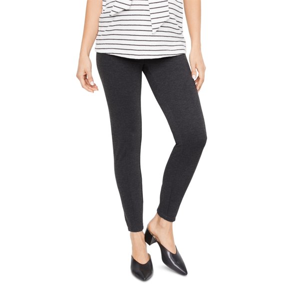 A Pea in the Pod Women's Skinny Ponte Maternity Pants Charcoal Small