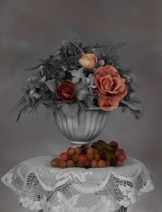 A Peek at Fall Canvas Art - Kelly Cline (22 x 28)