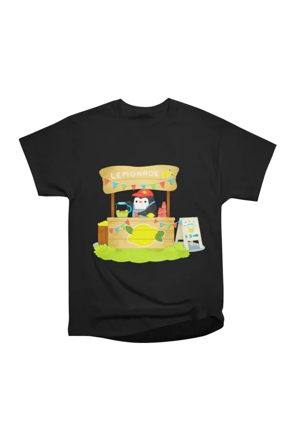 A Penguin Small Business Lemonade Stand T-Shirt Tee Gift For Him Merch For Her Apparel For