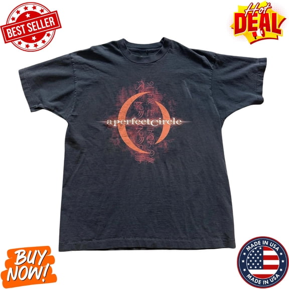 A Perfect Circle Rock Band Black Unisex Unisex Cotton T-shirt Size S-5XL