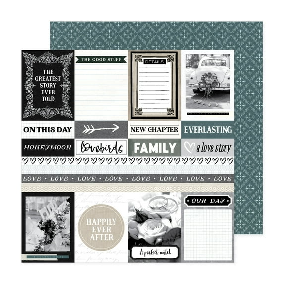 A Perfect Match Double-Sided Cardstock 12"X12"-Our Day