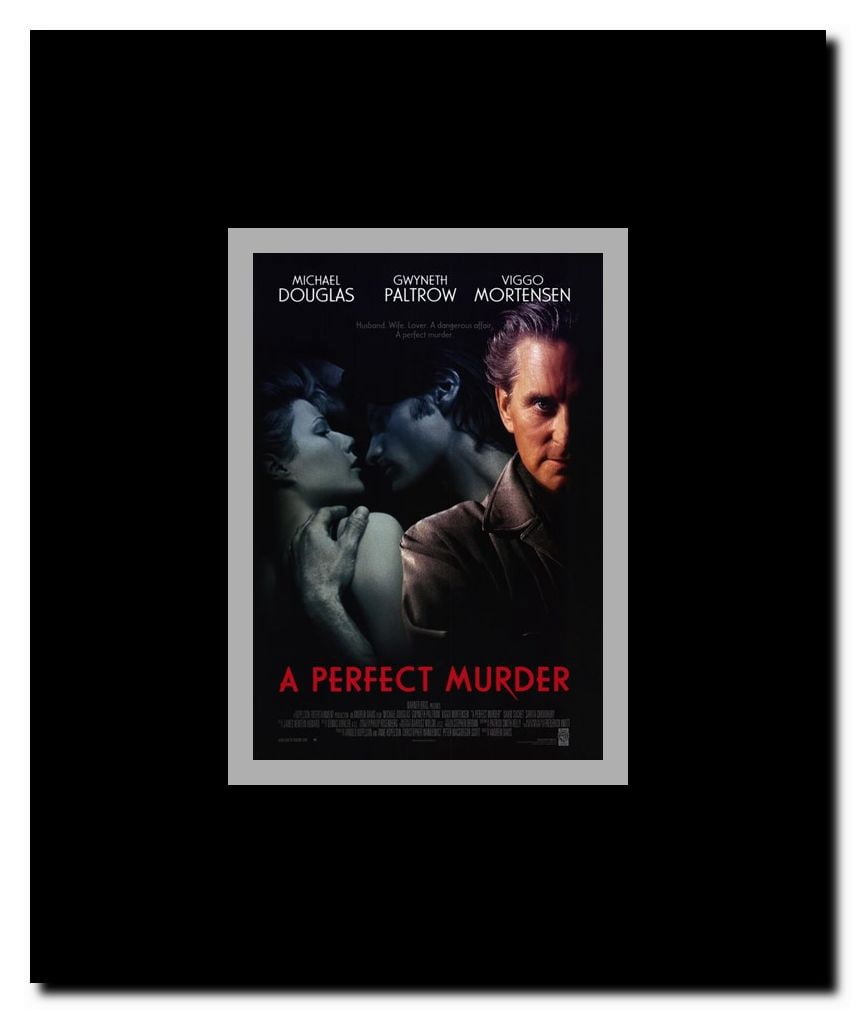 A Perfect Murder Framed Movie Poster