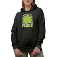 thumbnail image 1 of A Perfectly Straight Shot with a Big Club Quote, Golf Player, Golfing or Golfer Themed Merch Gift, Black Hooded Sweatshirt or Hoodie, Small, 1 of 5