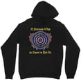 thumbnail image 1 of A Person Who Aims At Nothing Is Sure To Hit It Graphic Inspirational Quote M6152 Unisex Hoodie, Up to Size 5XL, 1 of 2