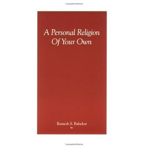 Pre-Owned A Personal Religion of Your Own (Paperback) 8188071293 9788188071296