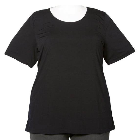 A Personal Touch Women's Plus Size Knit Top - - Black - 4X