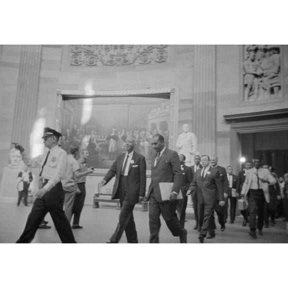 A. Philip Randolph And Civil Rights Leaders In The U.S. Capitol During The March On Washington. August 28 History (