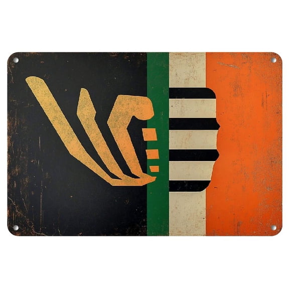 A Piece of Venice Tin Sign (8''X12''/20Cm*30Cm) Suitable for Home Entrances, Gardens, Clubs, Bars, Restaurants, Cafes, Offices, And Store Signage.