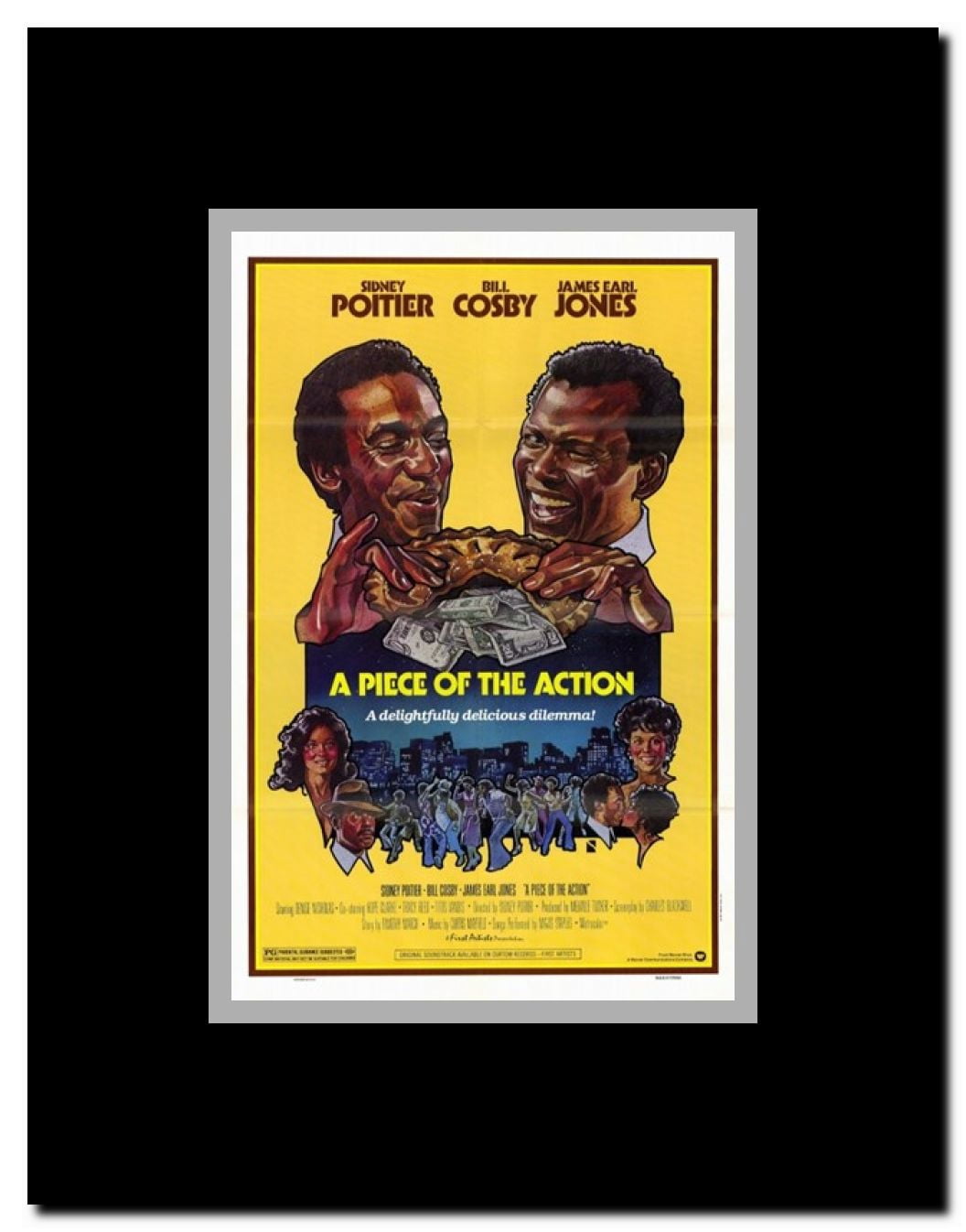 A Piece of the Action Framed Movie Poster