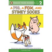 Penguin Young Readers, Level 2 A Pig, a Fox, and Stinky Socks Paperback