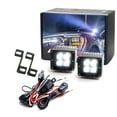 thumbnail image 1 of A-Pillar LED Pod Light Kit For 2016-up Honda Pilot, Includes (2) 20W High Power LED Cubes, Windshield A-Pillar Mounting Brackets & On/Off Switch Wiring Kit, 1 of 8