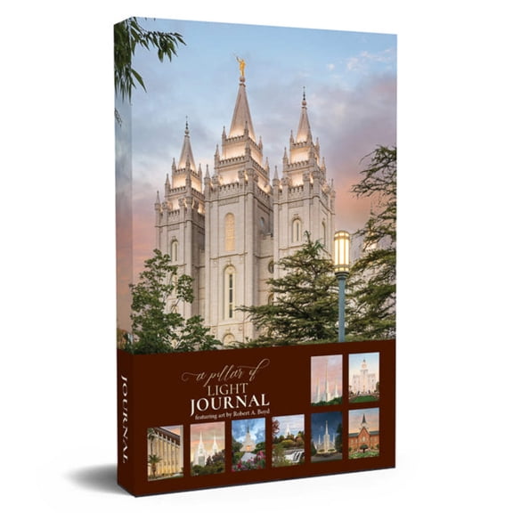A Pillar of Light Journal featuring Latter-day Saint Temple art by Robert A Boyd