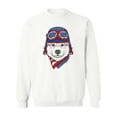 thumbnail image 1 of A Pilot Husky Sweatshirt Men -Image by Shutterstock, Male 3X-Large, 1 of 4